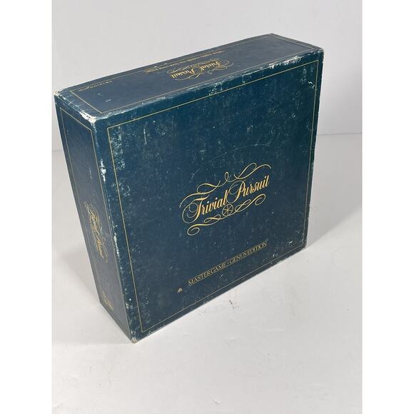 Trivial Pursuit Master Board Game Genus Edition Original Vintage 1981 Check Pict - Picture 10 of 10